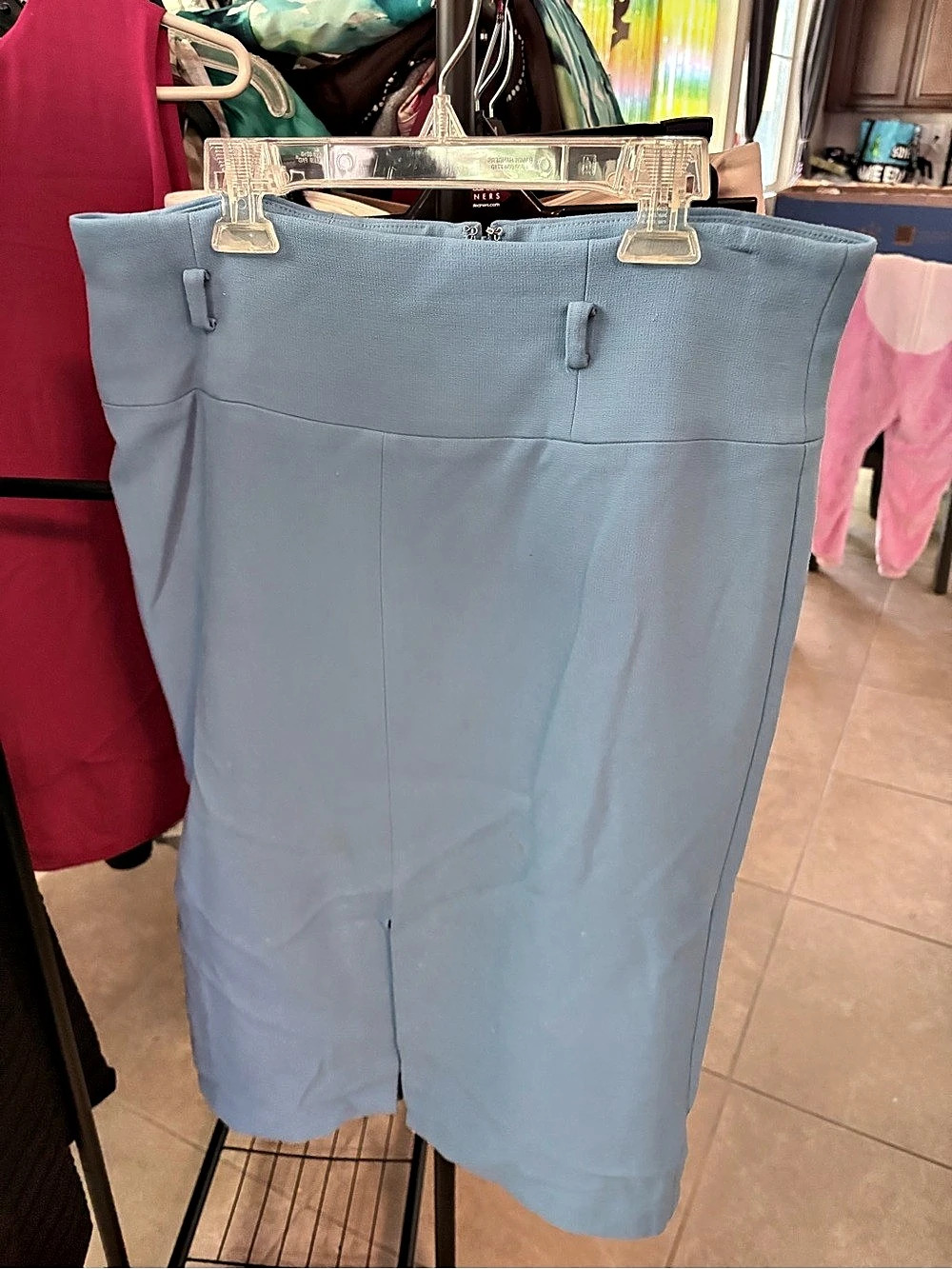 Ann Taylor pencil Skirt in Blue Size 10 Like New